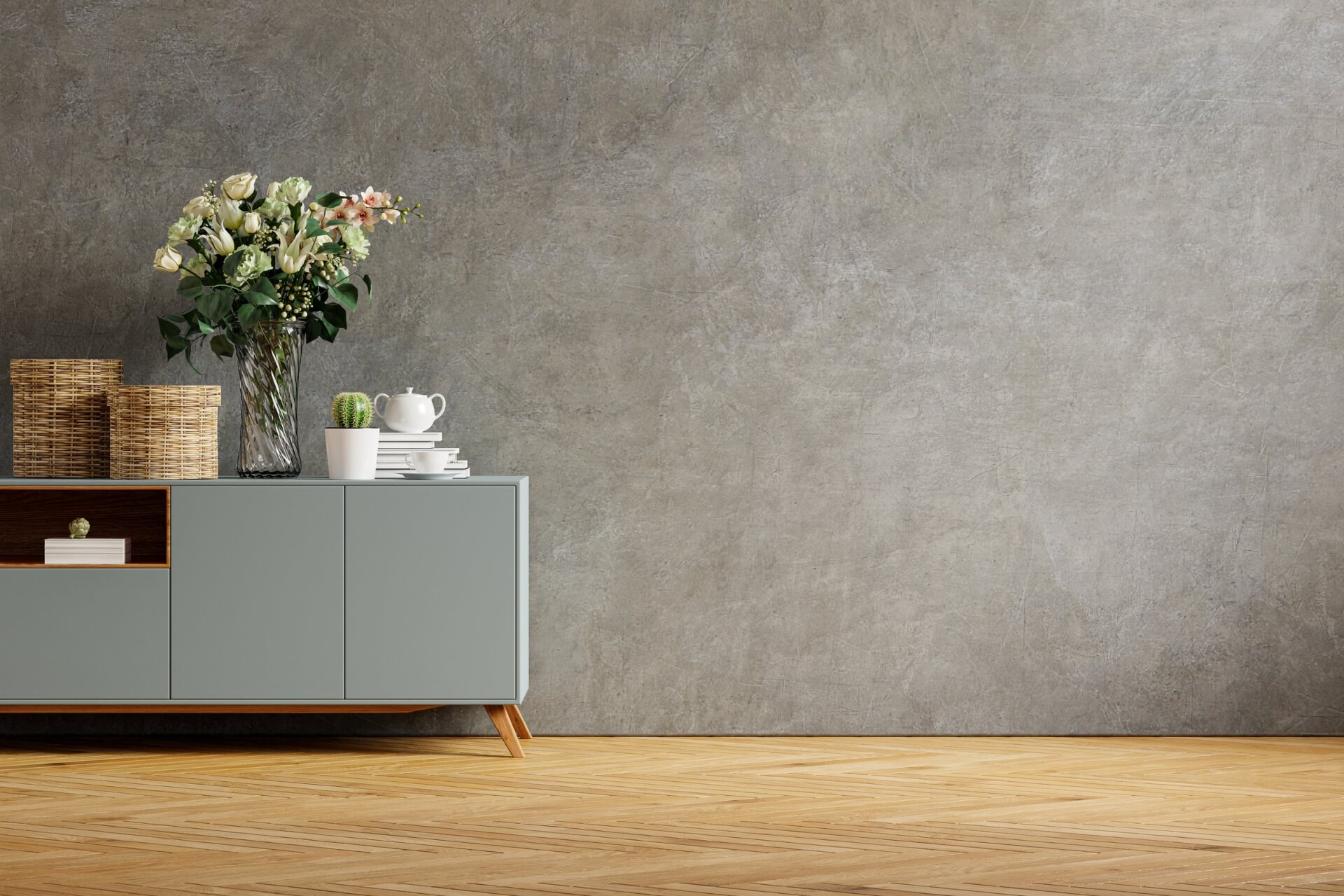 pared estuco cemento